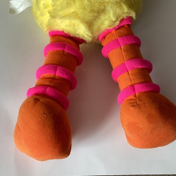 Vintage Sesame Street Big Yellow Large Talking Bird #5418Collectable Soft Toy - Picture 5 of 9